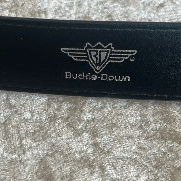 Brand New Disney Buckle-Down Signature Logo Black Belt Metal Gold Silver Minnie main image 4